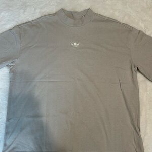 Adidas Gray Men's Mock Shirt